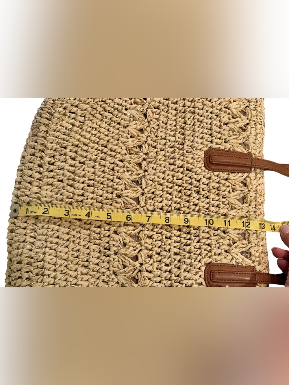 Talbots Woven Straw Tote Bag - Picture 5 of 10